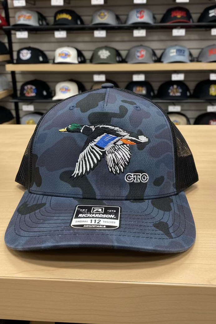 Blue Camo Duck